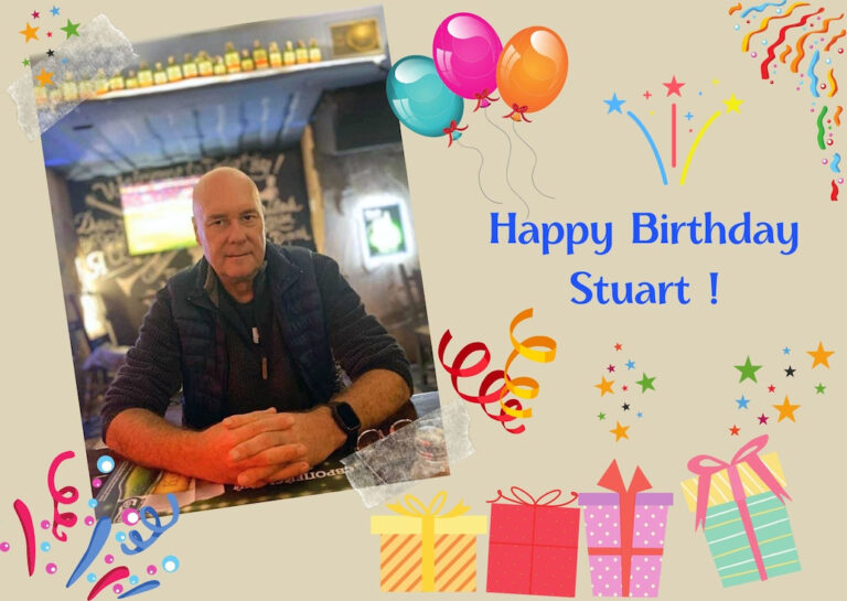 Stuart, Grattis på din födelsedagen!