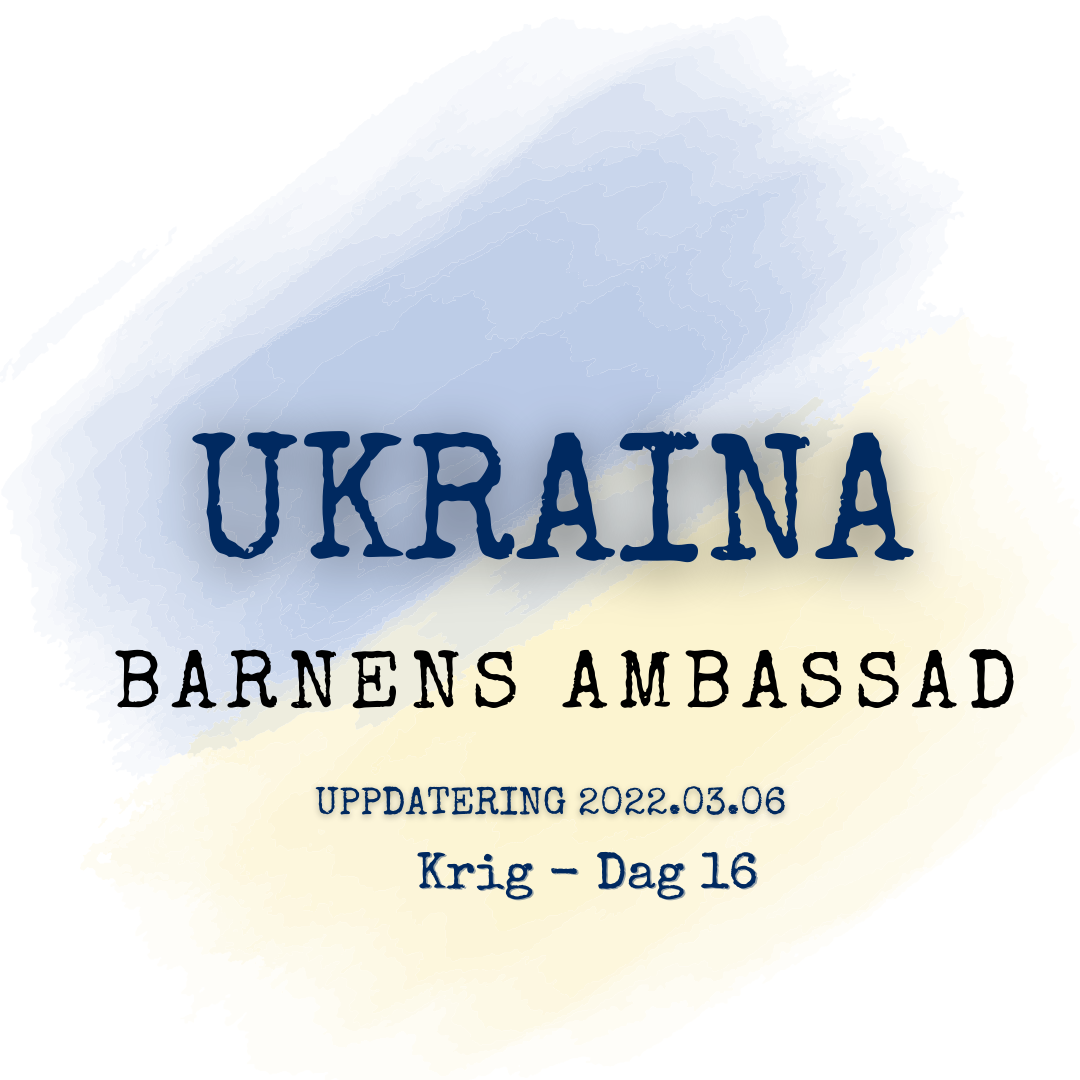 Dag 16 – kriget i Ukraina