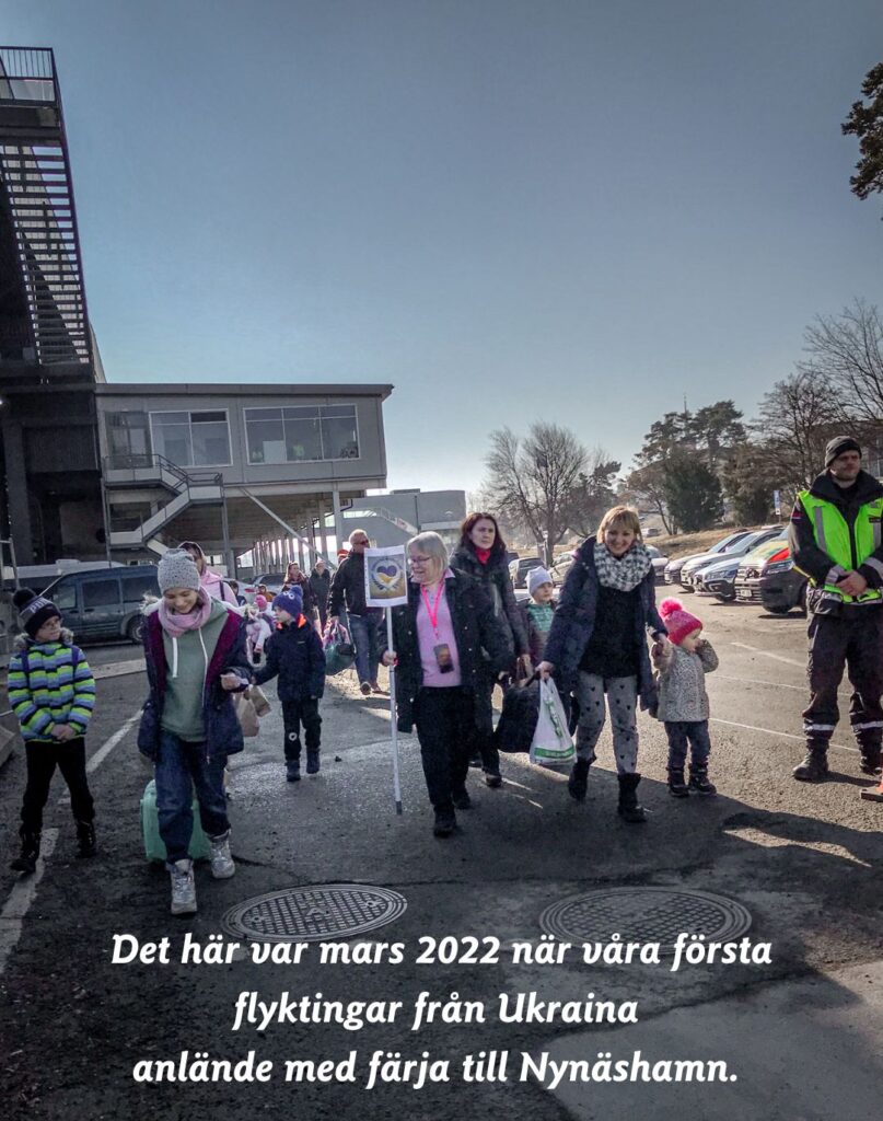 Det var mars 2022 när vår första flytningar anlände till Nynäshamn 