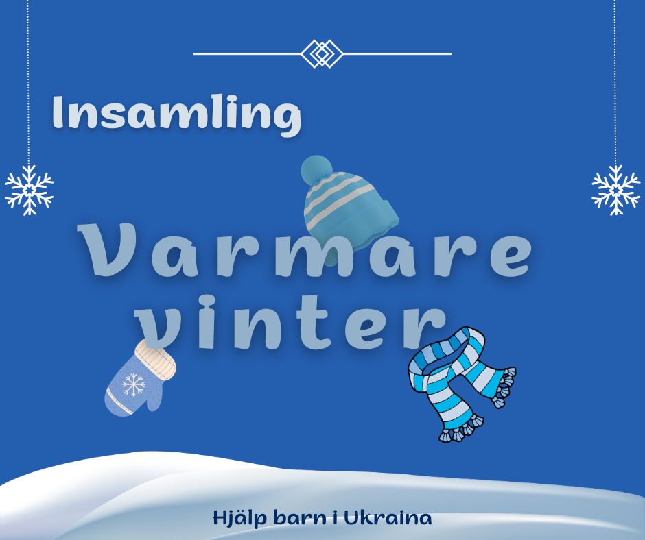 Hjälp barn i Ukraina-Insamling Varmare vinter
