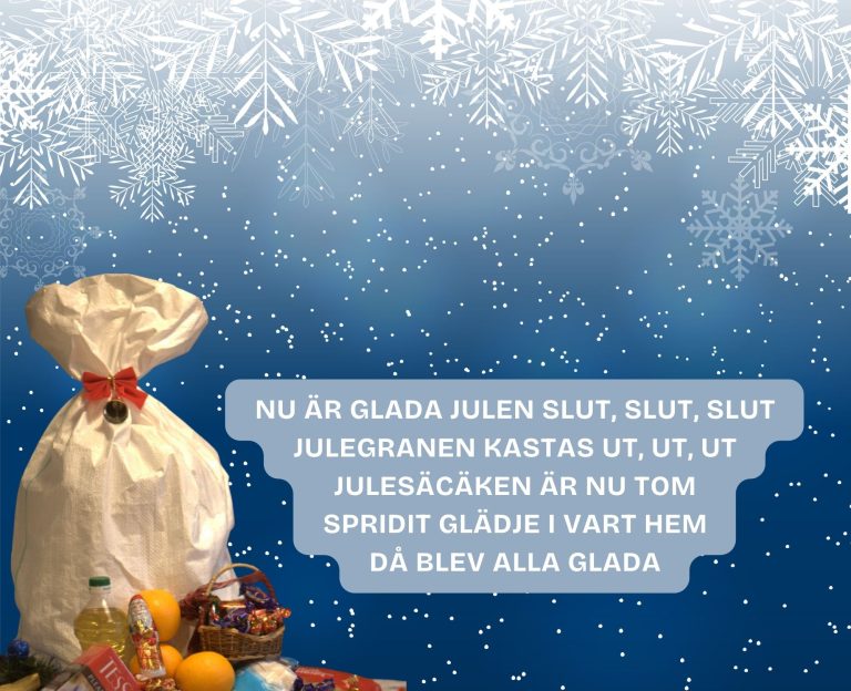 Julesäcken är nu tom