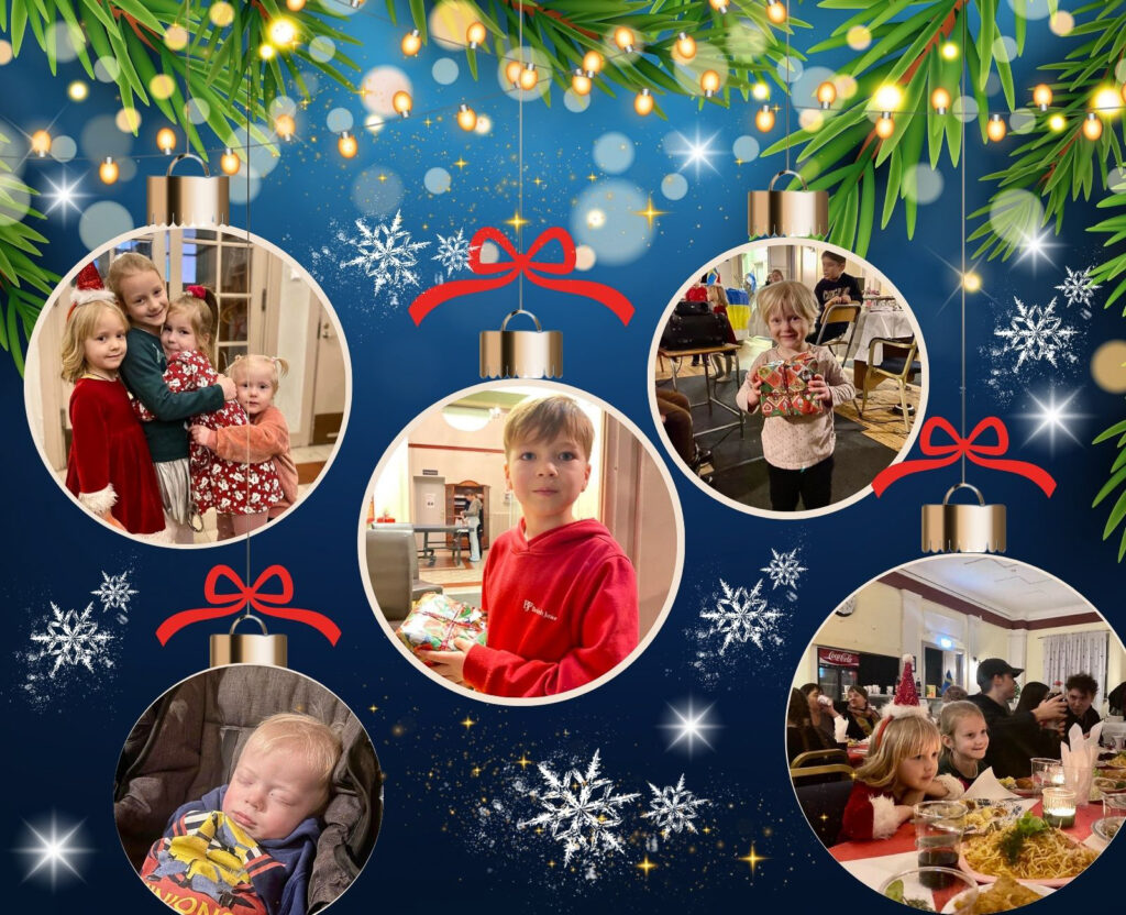 Julfesten i Eskilstuna med ukrainska, barn, mammor och mormödrar